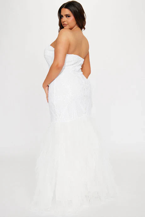 Grand Entrance White Wedding Dress – Pre-Order Bridal Edition