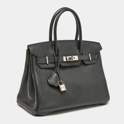 Hermès Birkin 30 Black Togo Leather