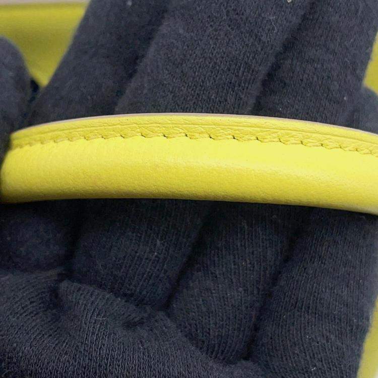 Hermès Birkin 25 Verso Lime & Blue Novillo Leather Tote Bag