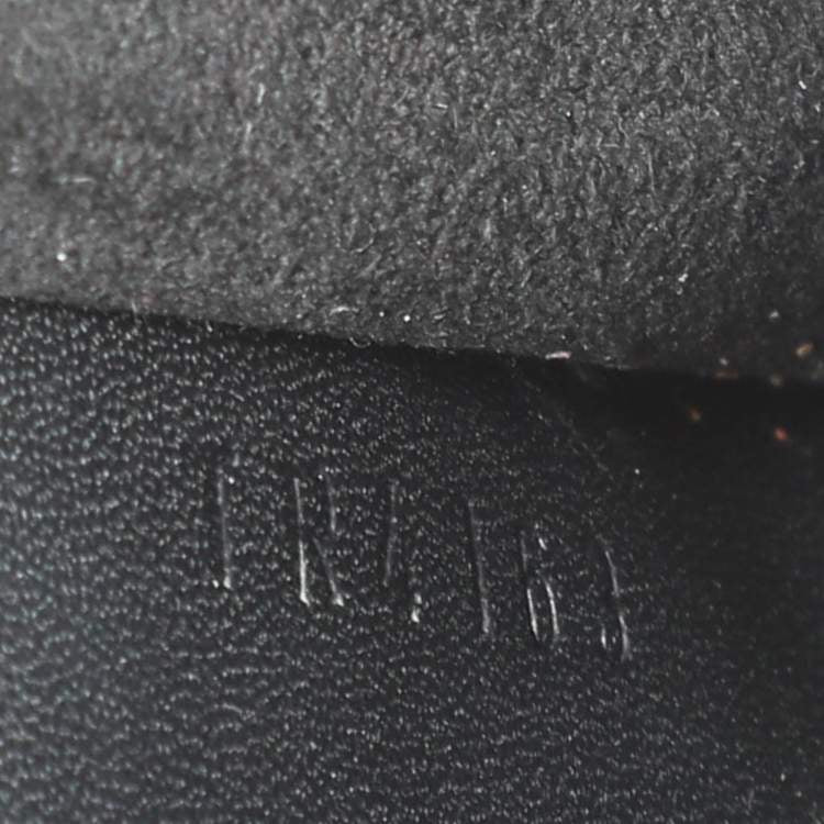 Louis Vuitton Black Leather Chain Louise GM