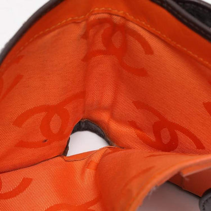 Chanel Brown Quilted Leather Cambon Ligne Compact Wallet