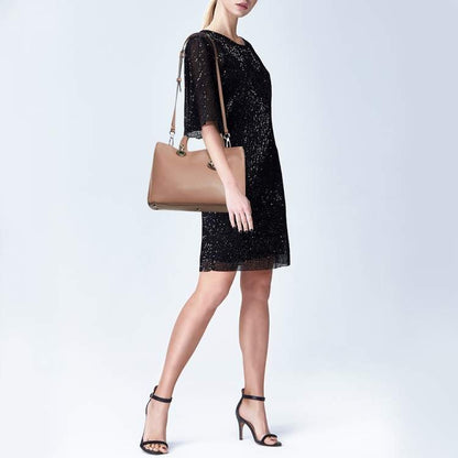 Dior Medium Dusty Pink Leather Diorissimo Shopper Tote