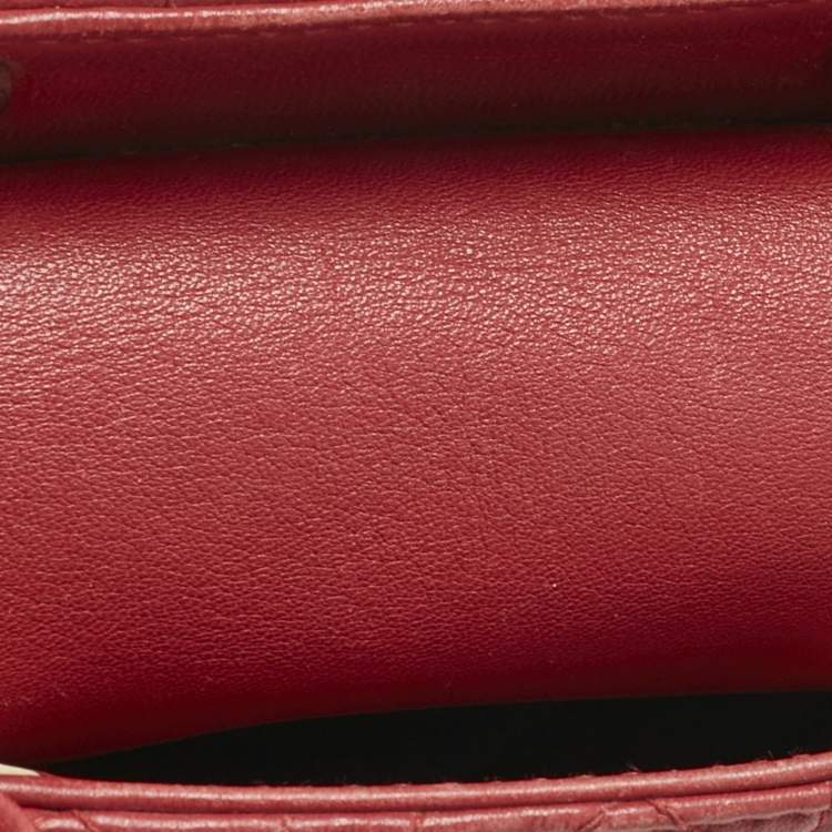 Dior Mini Lady Dior Tote in Red