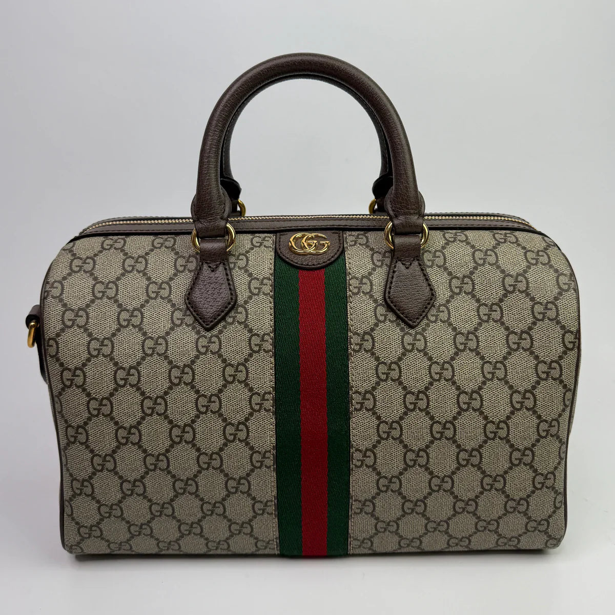 GUCCI OPHIDIA LARGE BOSTON BAG