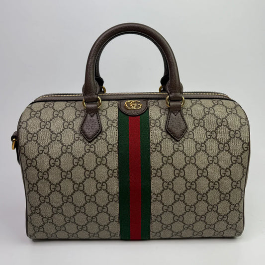 GUCCI OPHIDIA LARGE BOSTON BAG