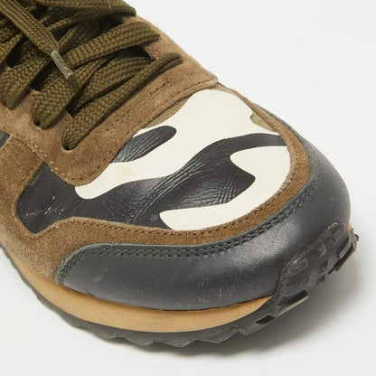 Valentino Multicolor Leather Rockrunner Sneakers 39.5