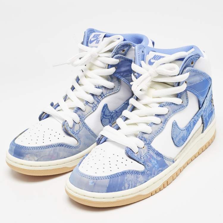 Nike SB Dunk High Carpet Company White/Blue Sneakers – Size 40.5 – Brand New