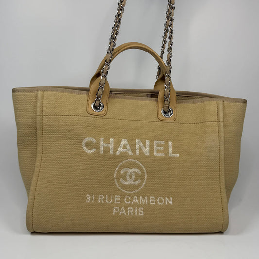 CHANEL LARGE DEAUVILLE TOTE BAG