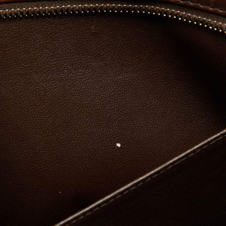 Chanel Dark Brown Quilted Leather CC Bag