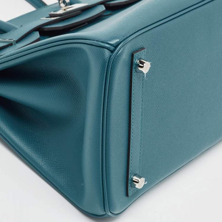 Hermès Birkin 30 Bleu De Galice Epsom Leather