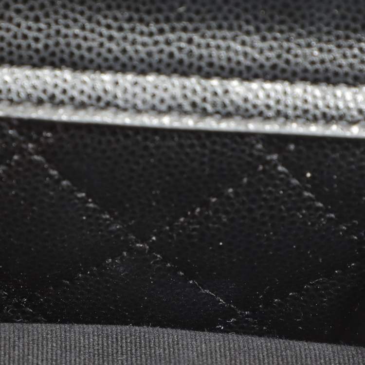 Chanel Mini Round Hobo in Black Quilted Caviar Leather