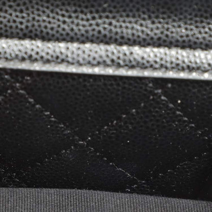 Chanel Mini Round Hobo in Black Quilted Caviar Leather