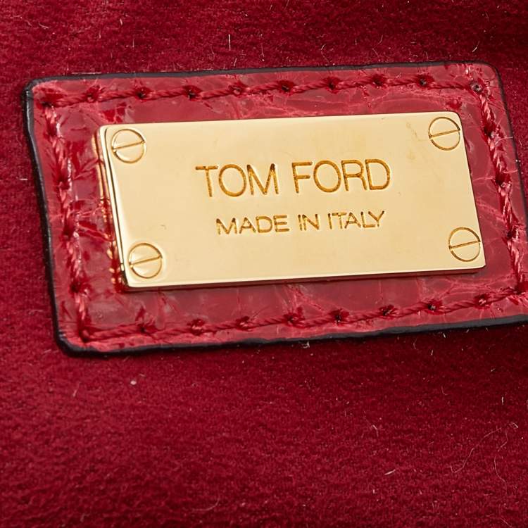 Tom Ford Crocodile Leather Tote Bag