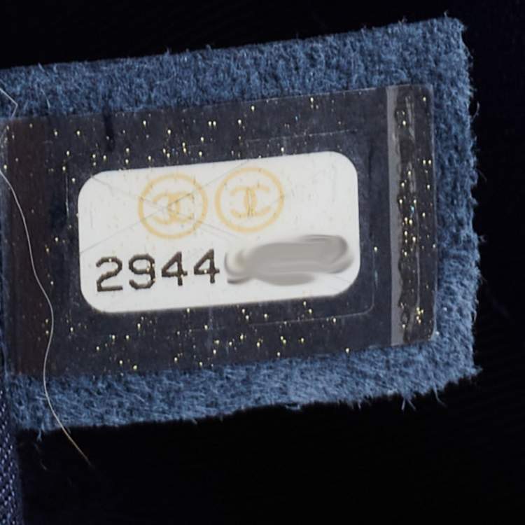 Chanel Blue Quilted Leather Medium 19