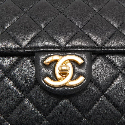Chanel Black Quilted Leather Chic Pearl Crossbody Bag