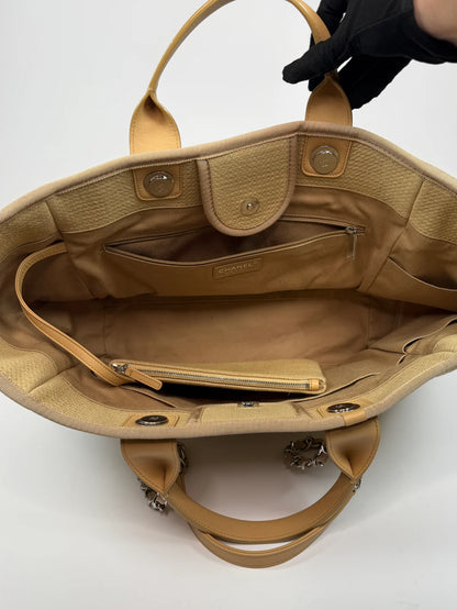 CHANEL LARGE DEAUVILLE TOTE BAG