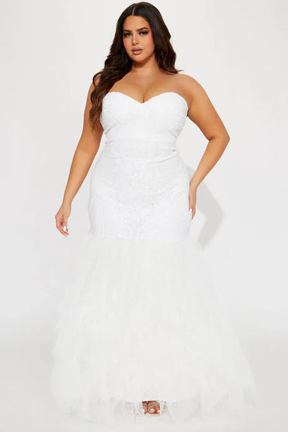 Grand Entrance White Wedding Dress – Pre-Order Bridal Edition