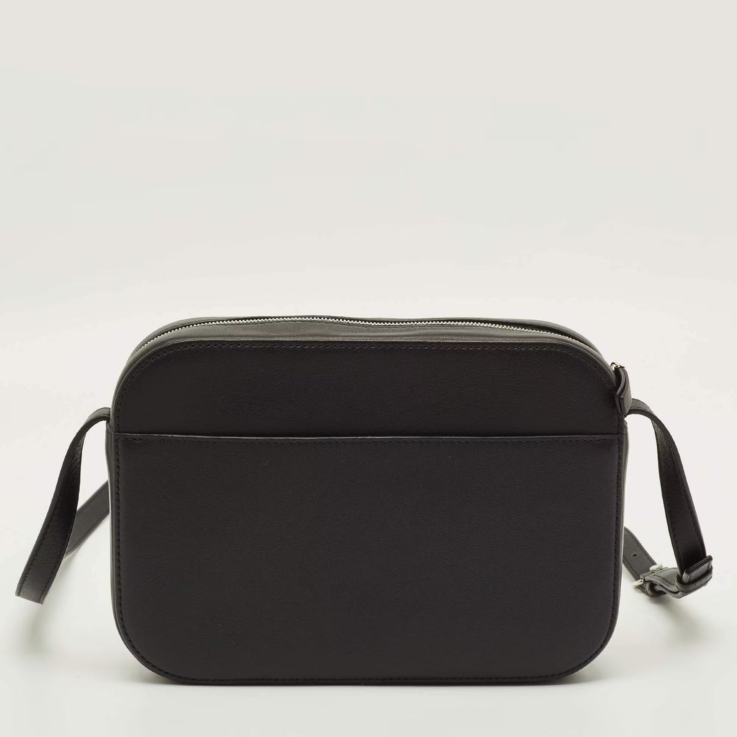 Balenciaga Everyday Small Black Leather Camera Shoulder Bag