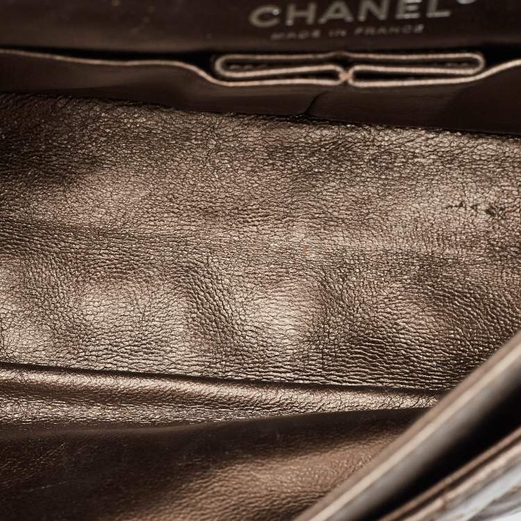 Chanel Metallic Aged Leather Reissue 2.55 Classic 225