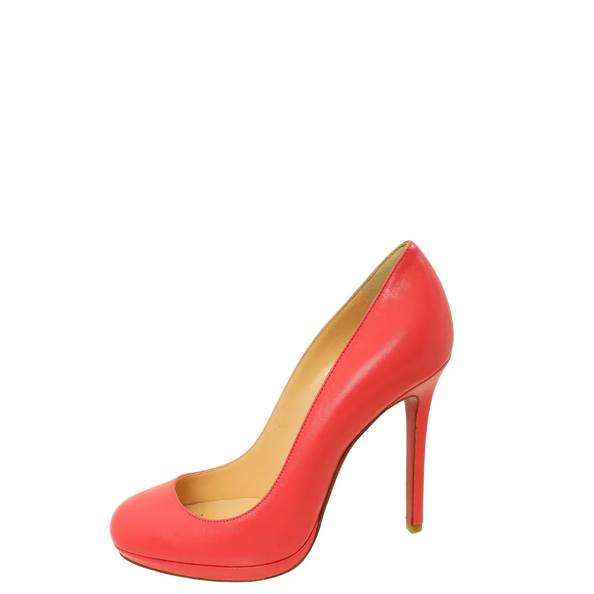 Christian Louboutin Coral New Simple Leather Pumps - Size 37