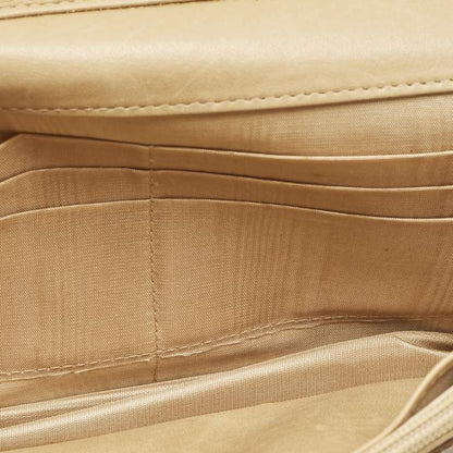 Chanel Beige Caviar Leather CC Timeless Wallet on Chain