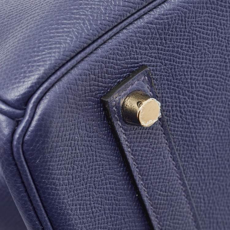 Hermès Birkin 35 Blue Saphir Epsom Leather