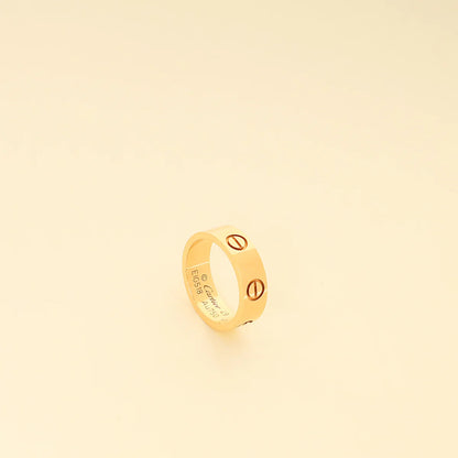 Cartier 18K Yellow Gold Love Classic Ring 49