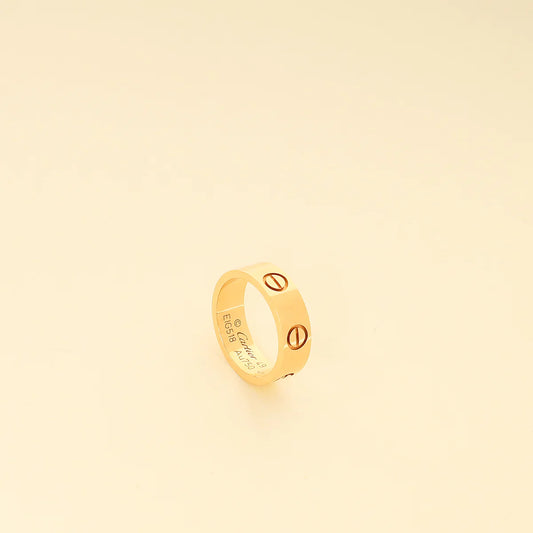 Cartier 18K Yellow Gold Love Classic Ring 49