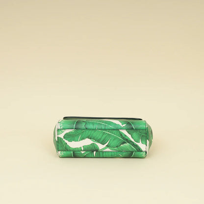 Dolce & Gabbana Miss Sicily Small Bag Banana Leaf Print