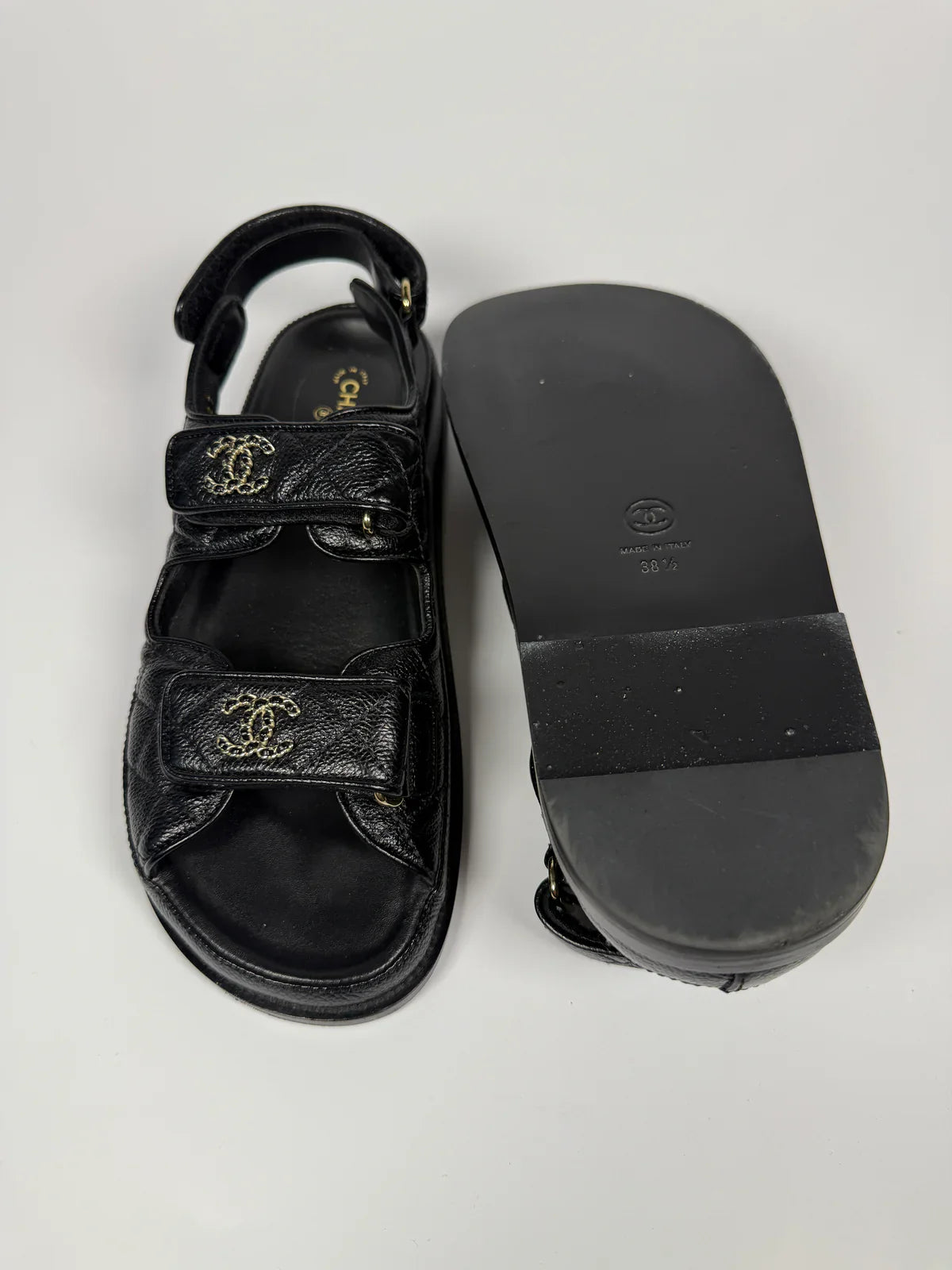 CHANEL DAD SANDALS (SIZE 38.5/UK5.5)