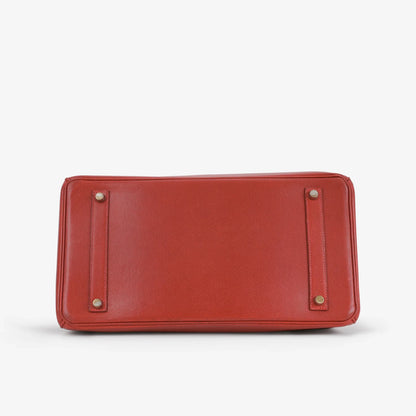 Hermès Birkin 35 - Rouge Amarante Courchevel | Palladium Hardware