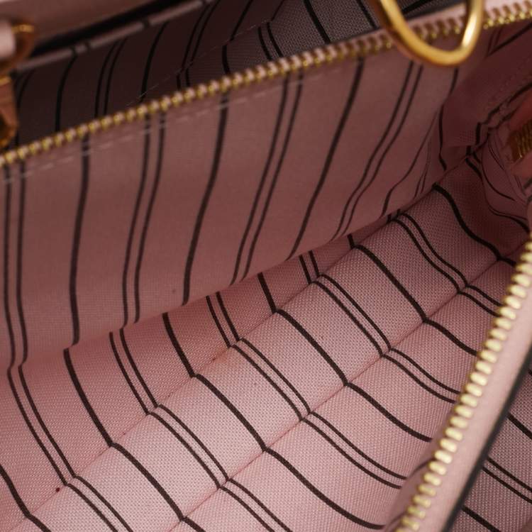 Louis Vuitton Pink Leather Satchel Bag