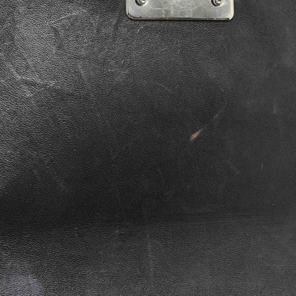 Chanel Black/Silver Chevron Patent Leather Medium Boy Flap Bag