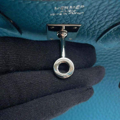 Hermès Birkin 25 Turquoise Togo Leather Rare
