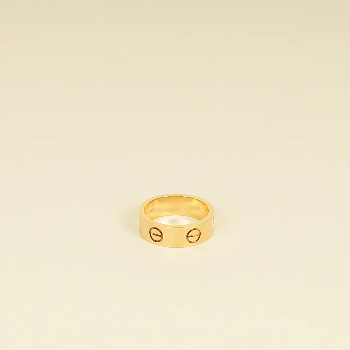 Cartier 18K Yellow Gold Love Classic Ring 49