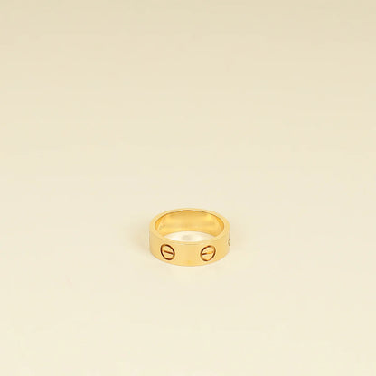 Cartier 18K Yellow Gold Love Classic Ring 49