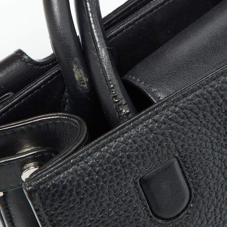 Dior Black Grained Leather Mini Diorever