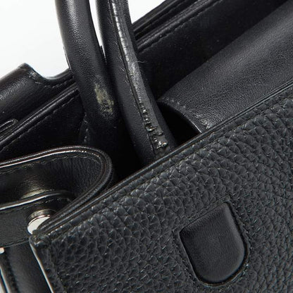 Dior Black Grained Leather Mini Diorever