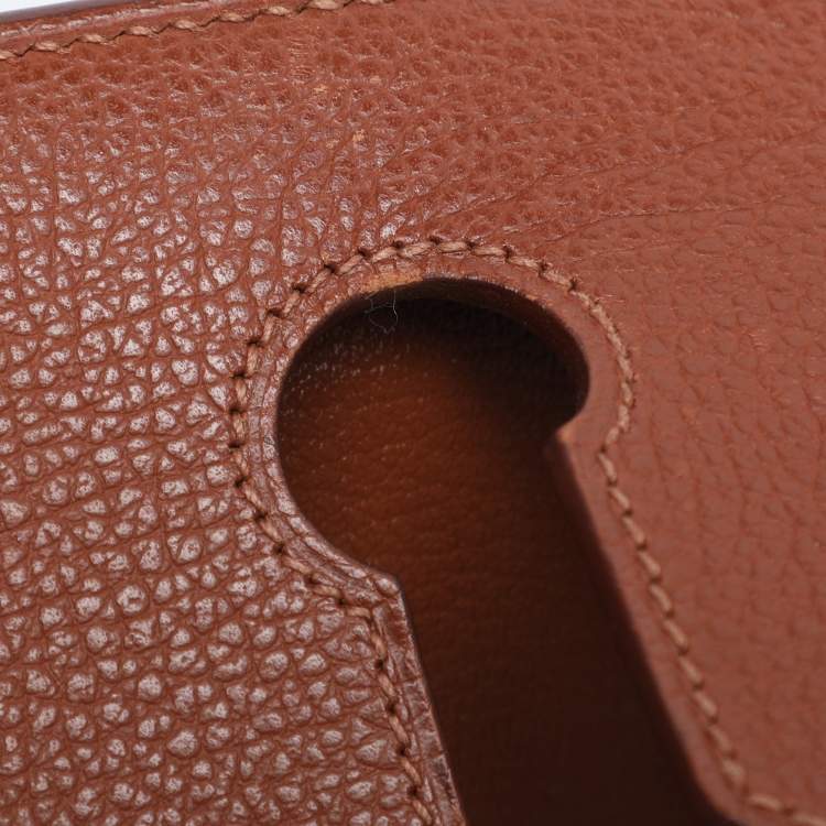 Hermès Noisette Evercolor Leather Palladium Hardware Birkin 30 Bag