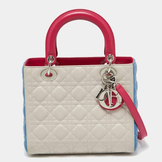 Dior Medium Lady Dior Tote – Multicolor Cannage Leather