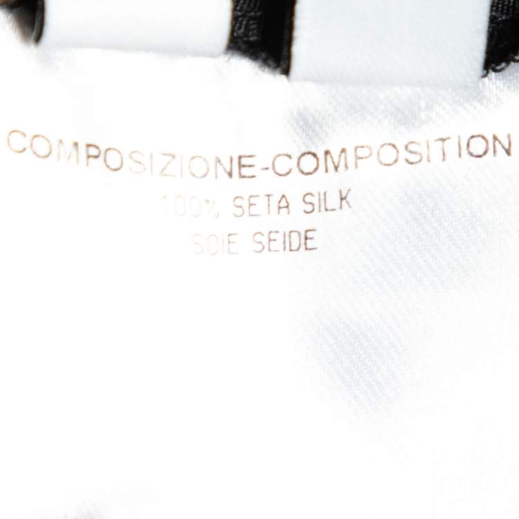 Balenciaga Black Silk Bead Embellished Sleeveless Dress – Size M