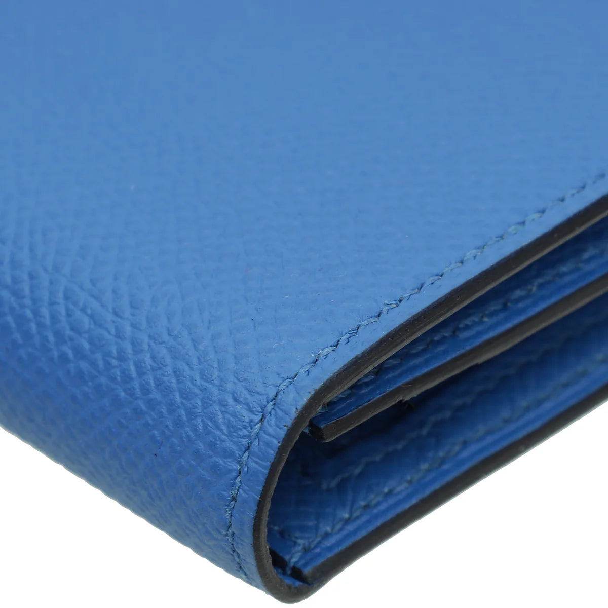 Hermès Béarn Wallet in Bleu France Epsom Leather