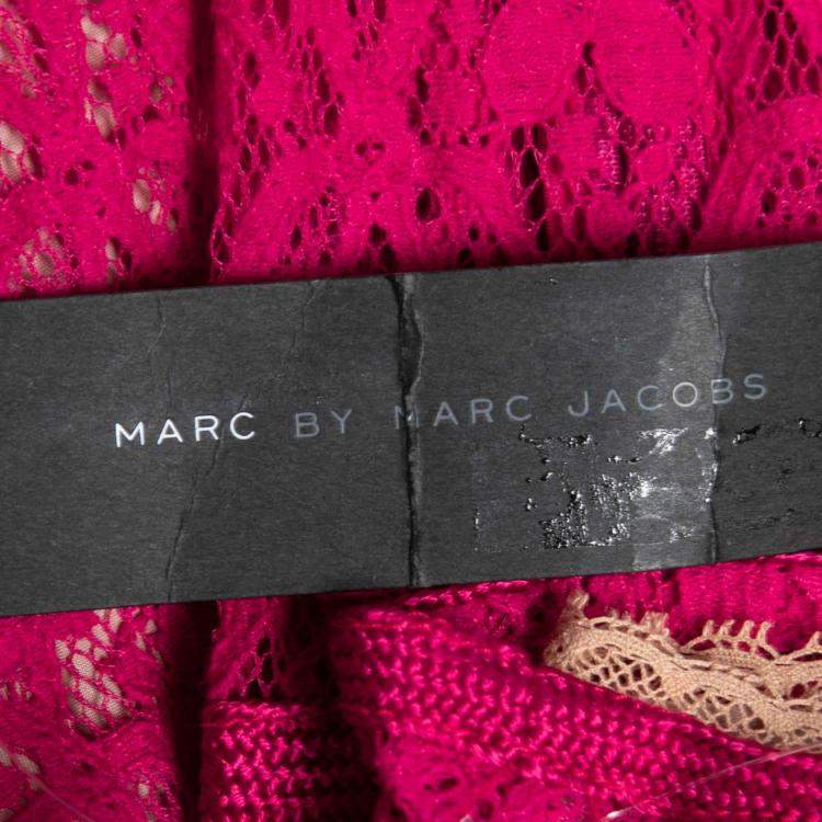 Marc by Marc Jacobs Strawberry Daiquiri Lace Panel Leila Dress – Size S