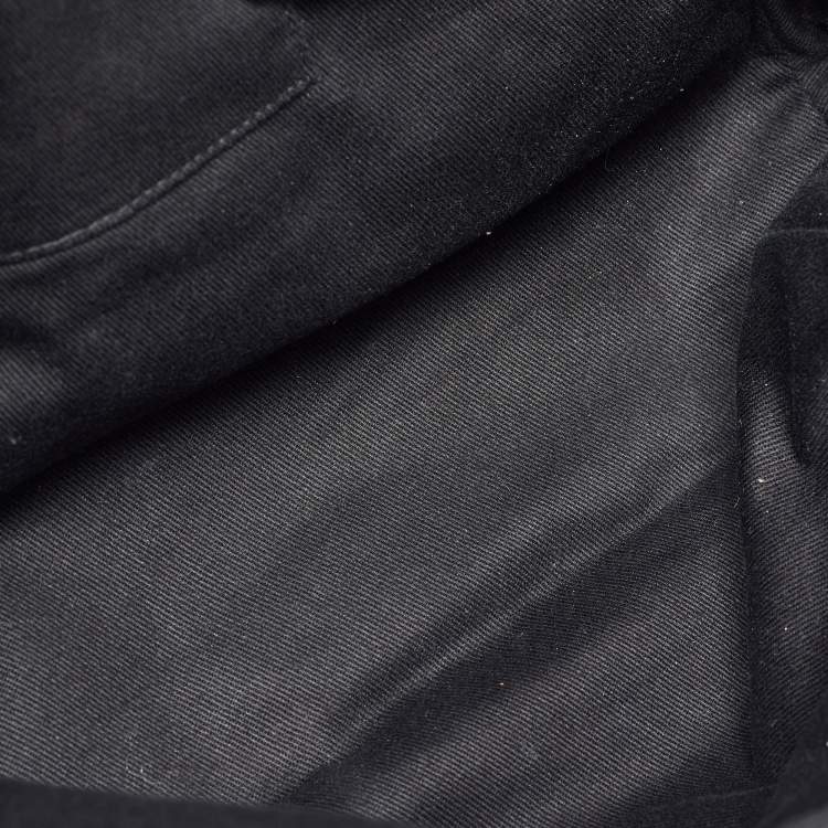 Chanel Black Nubuck Leather Darjeeling Flap Bag – Fair Condition