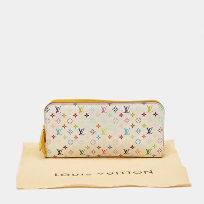 Louis Vuitton White Multicolor Monogram Insolite Wallet