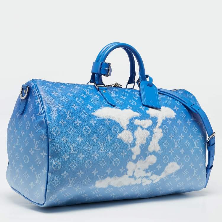 Louis Vuitton Blue Clouds Keepall 50 – Brand New Virgil Abloh Limited Edition