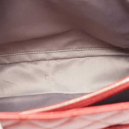 Chanel GST Tote in Red Quilted Caviar Leather with Silver Hardware