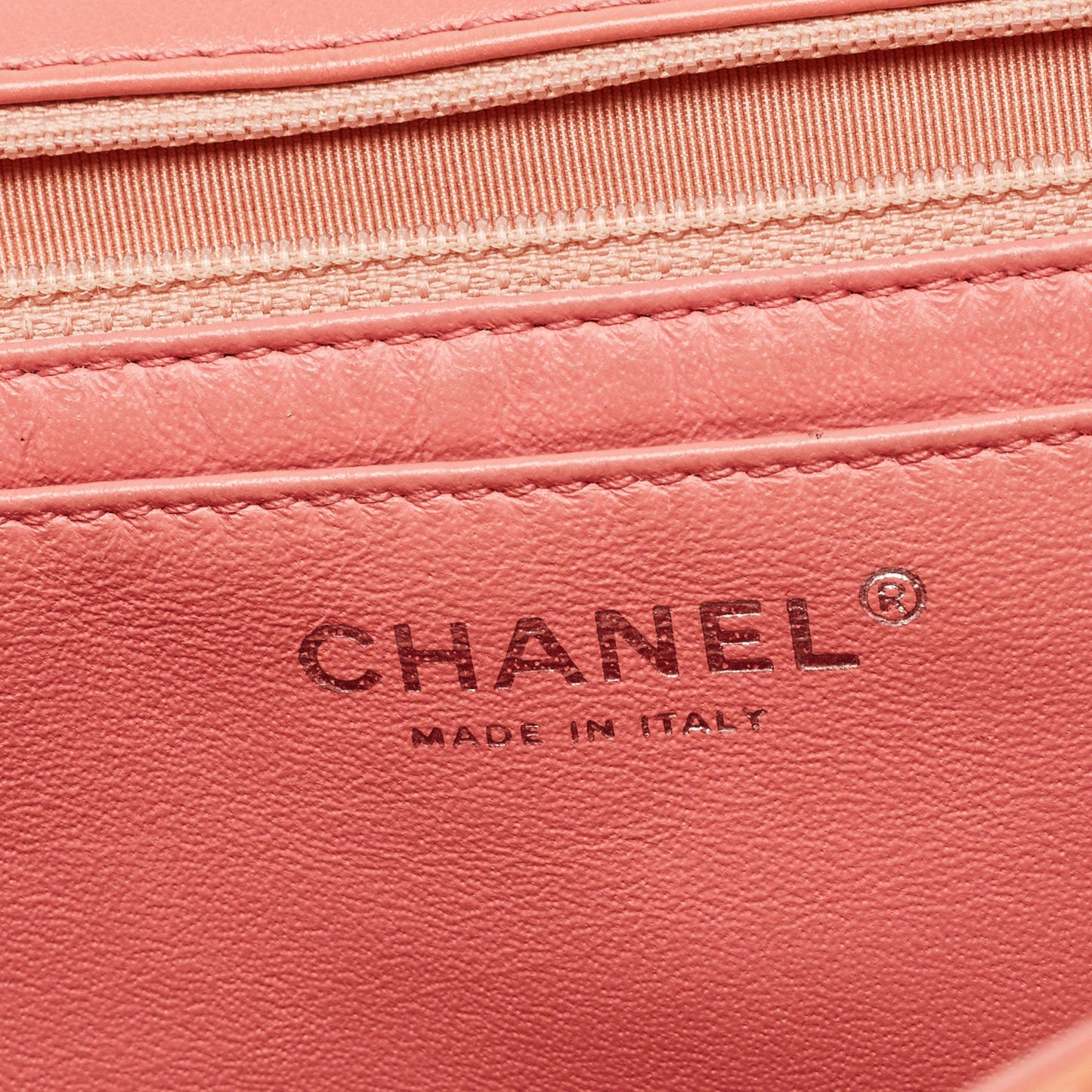 Chanel Pink Chevron Patent Leather Jumbo Flap Bag