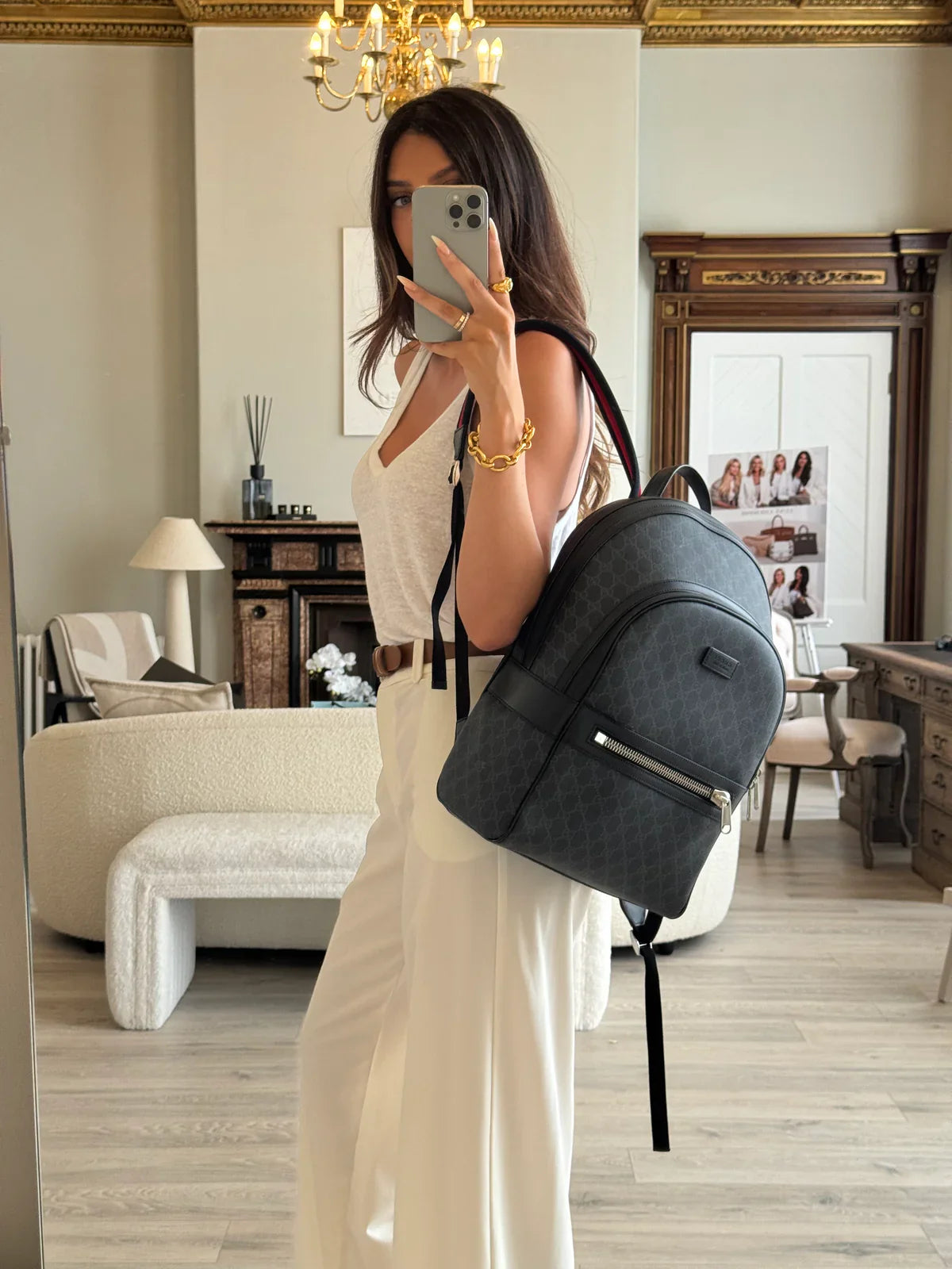 GUCCI GG MEDIUM BACKPACK