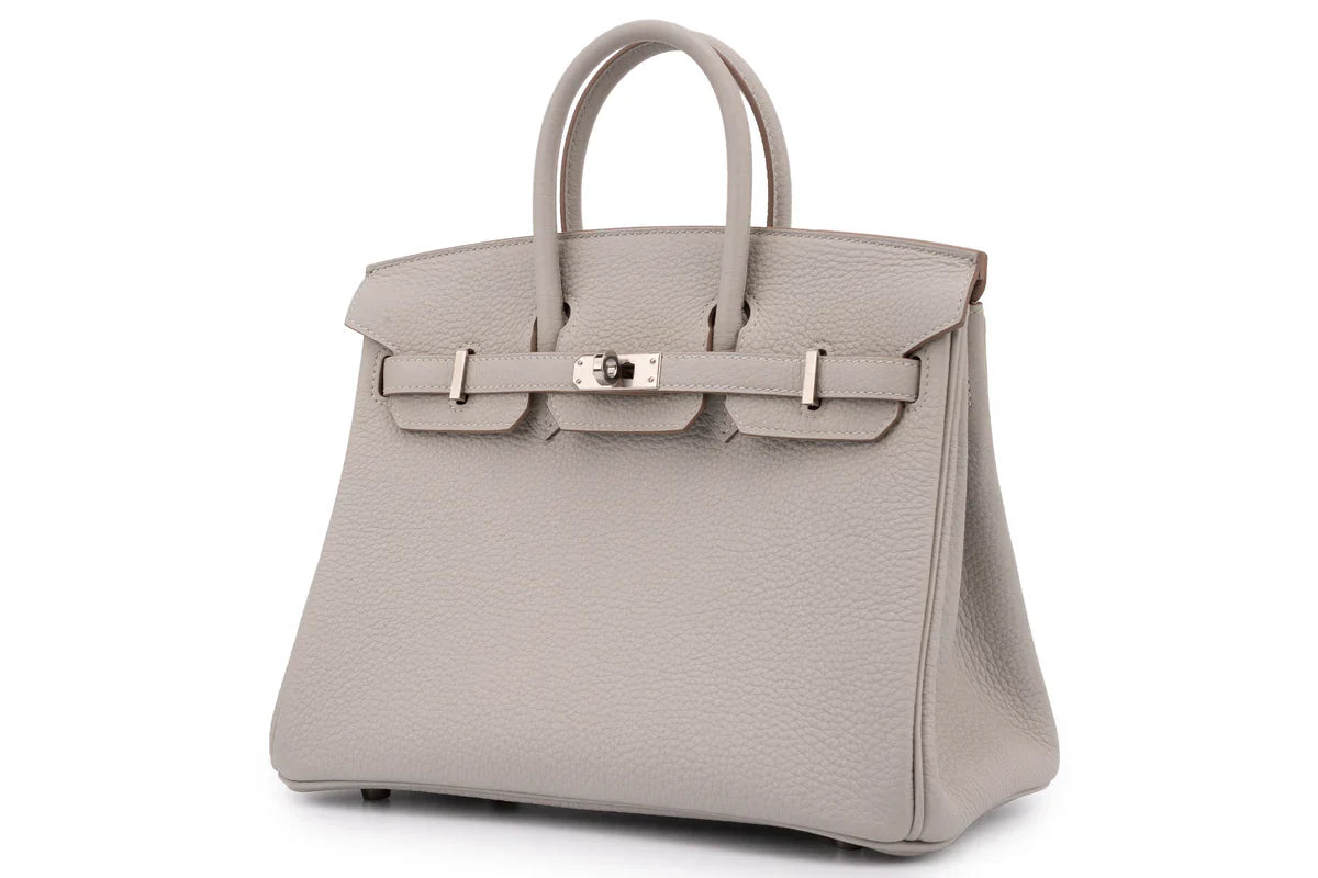 Hermès Birkin 25 Togo Gris Perle PHW